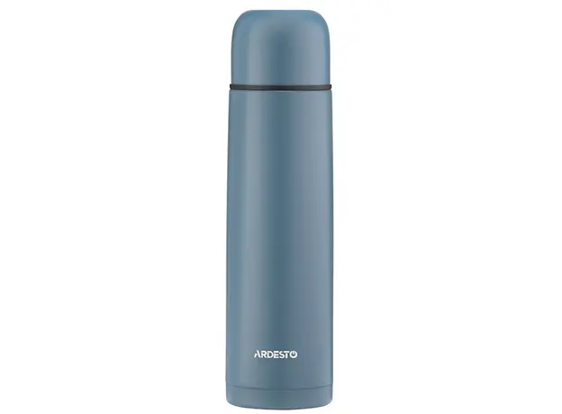 თერმოსი Ardesto Vacuum flask Bright City, 1000ml, stainless steel, dark blue