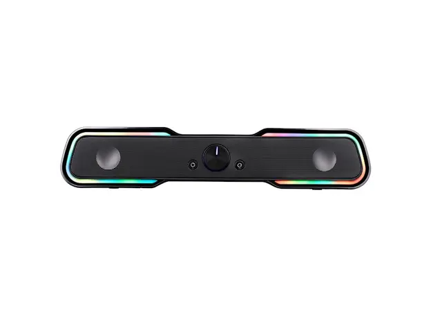 დინამიკი 2E Multimedia speaker  PCS101 RGB, 2.0, USB, Black