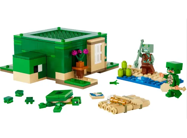 ლეგო LEGO Constructor MINECRAFT THE TURTLE BEACH HOUSE, 3 image
