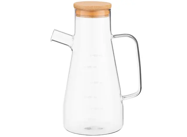 ძმრის და ზეთის ბოთლი Ardesto oil and vinegar bottle Midori, 650 ml, borosilicate glass, 3 image