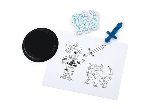 სათამაშო Janod SET OF 30 STAMPINOO WARRIORS STAMPS, 2 image