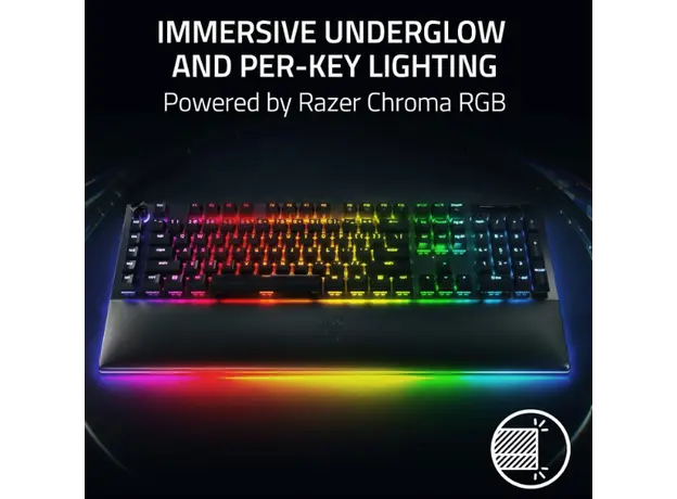კლავიატურა Razer BlackWidow V4 Pro RGB 104key Green Switch USB EN, Black, 4 image