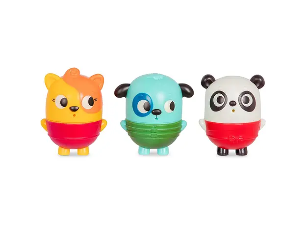 აბაზანის სათამაშო ნაკრები Btoys BATH SQUIRTS SET - DOG, CAT, PANDA, 2 image