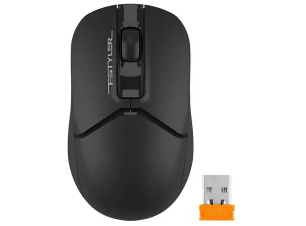 მაუსი A4tech Fstyler FG12S Wireless Mouse Black