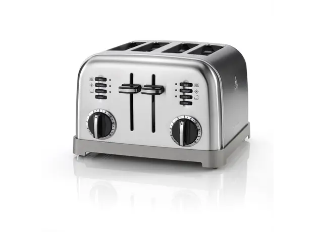 ტოსტერი Cuisinart CPT180E 4 Slice Toaster Silver, 2 image