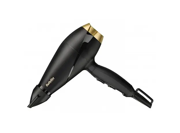 თმის საშრობი Babyliss 6704E, 2000W, Hair Dryer, Black/Gold, 3 image