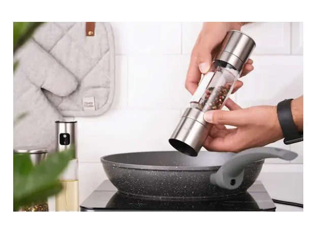 საფქვავი Ardesto Salt and Pepper Mill Gemini, glass, stainless steel, 6 image