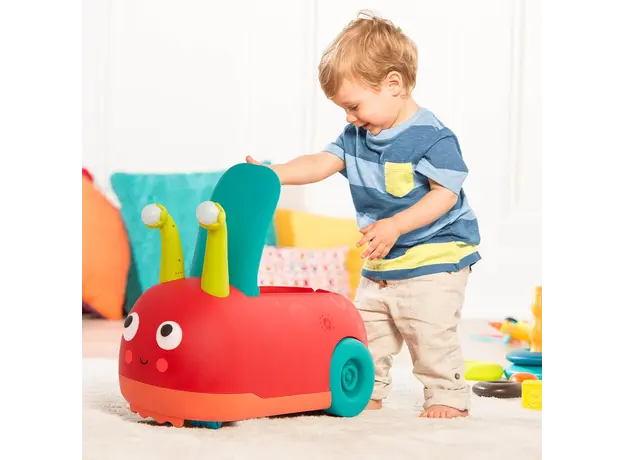 ბავშვის საგორავებელი სათამაშო Btoys LADYBUG RIDE-ON, 7 image