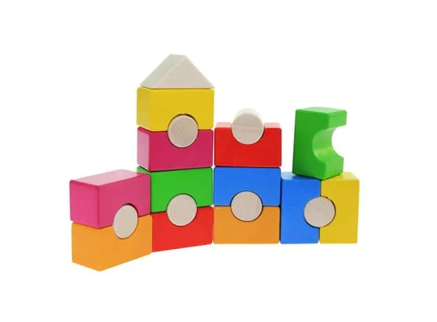 ხის კოშკი goki Stacking tower, rainbow house 58587, 2 image