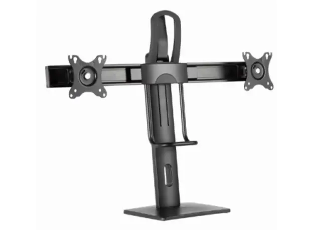მონიტორის სადგამი Gembird MS-D2-01 Double monitor desk stand height adjustable 17"-27"
