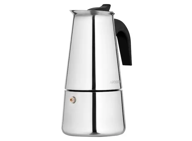 ყავის მადუღარა Ardesto Coffee Maker Gemini Apulia, 0.2l, 4 cups, stainless steel, 3 image
