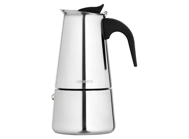 ყავის მადუღარა Ardesto Coffee Maker Gemini Apulia, 0.2l, 4 cups, stainless steel