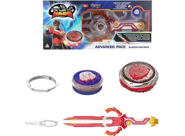 სათამაშო ნაკრები Infinity Nado VI Advanced Pack Blazing War Bear