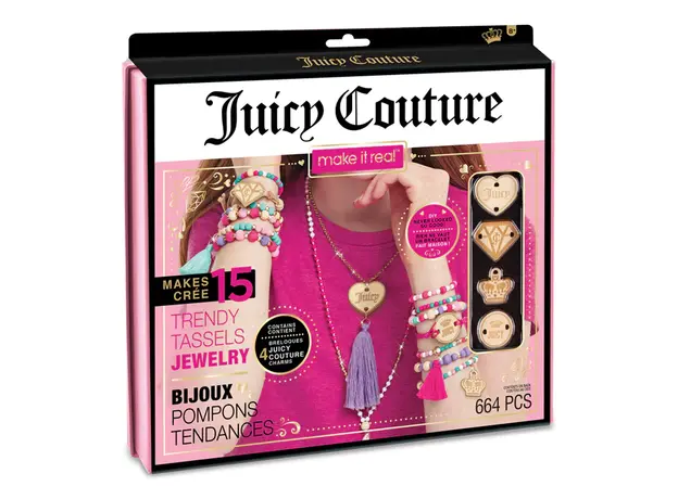 სამაჯურის ნაკრები Make It Real Juicy Couture Trendy Tassels, 3 image