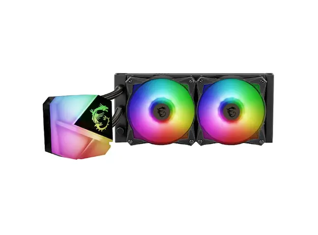 ქულერი MSI 306-7ZW2R11-813 MAG CORELIQUID C240, ARGB, 120mm, 4200RPM, Cooler, Black, 3 image