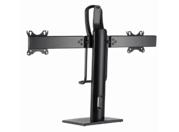 მონიტორის სადგამი Gembird MS-D2-01 Double monitor desk stand height adjustable 17"-27", 3 image