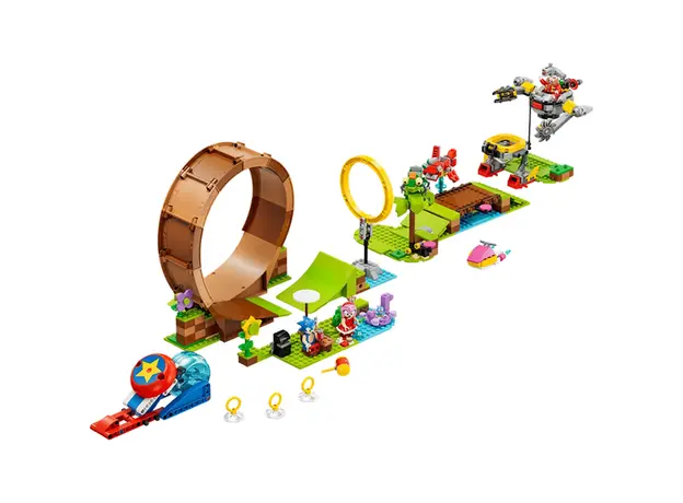 ლეგო LEGO Sonic the Hedgehog Sonic's Green Hill Zone Loop Challenge