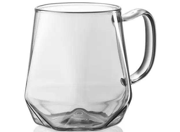ყავის ჭიქა Ardesto Set of cups Graphite,  borosilicate glass, 300 ml, 2 pcs