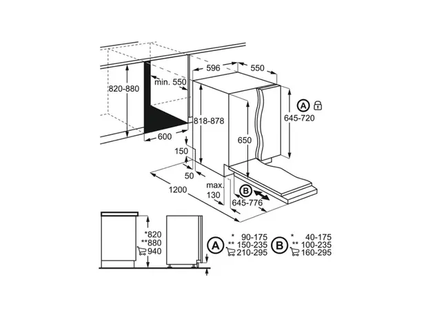 ჩასაშენებელი ჭურჭლის სარეცხი მანქანა ELECTROLUX EEM48300L, 7 image