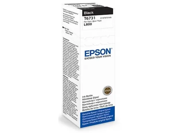 კარტრიჯი Epson L800 Black ink bottle 70ml (10 x 15 - 1800 Photo Pages) C13T67314A, 2 image
