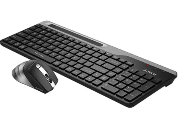 კლავიატურა მაუსით A4tech Fstyler FB2535C Wireless Combo Set EN/RU Smoky Grey, 4 image