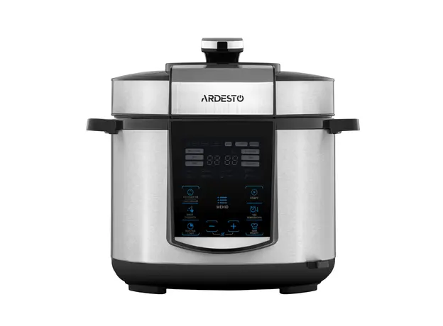 მულტისახარში Ardesto pressure cooker, 900W, bowl-5l, electronic control, recipes book, iron/plastic, silver, 2 image