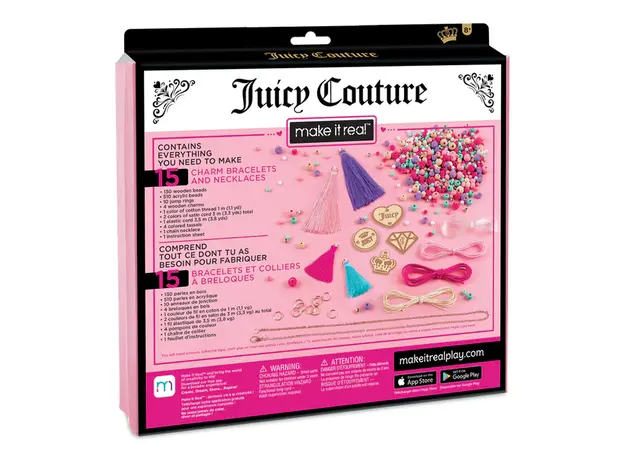 სამაჯურის ნაკრები Make It Real Juicy Couture Trendy Tassels, 4 image