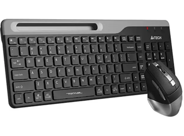 კლავიატურა მაუსით A4tech Fstyler FB2535C Wireless Combo Set EN/RU Smoky Grey, 3 image