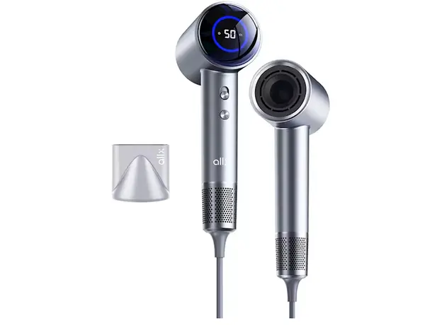 თმის საშრობი ALLX AXH-015G, 1600W, High Speed Hair Dryer, Negative Ionic, Turbo, Gray, 2 image