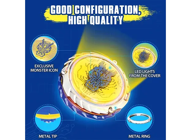 სათამაშო ნაკრები Infinity Nado VI Advanced Pack Fury Wave Dragon, 8 image