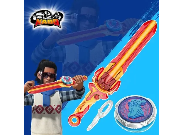 სათამაშო ნაკრები Infinity Nado VI Standard Pack Gold Warrior Phoenix, 8 image