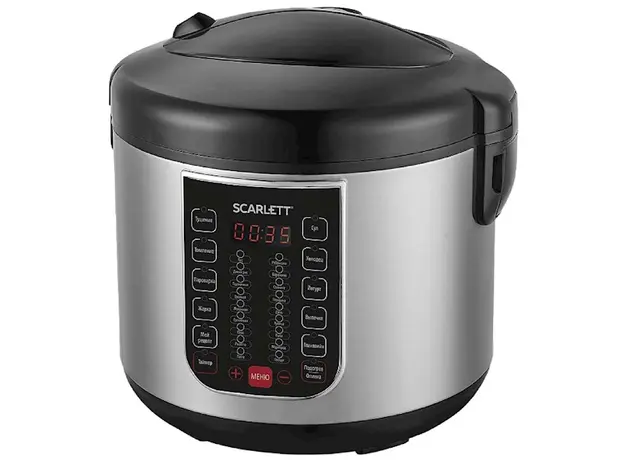 მულტსახარში Scarlett SC-MC410S31, 900W, 5L, Multifunction Cooker, Silver/Black, 2 image
