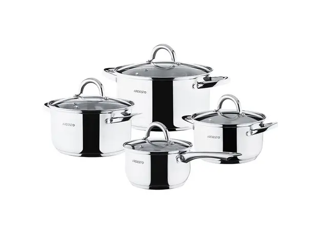 ქვაბების ნაკრები Ardesto Gemini Gourmet, 8 pcs, stainless steel
