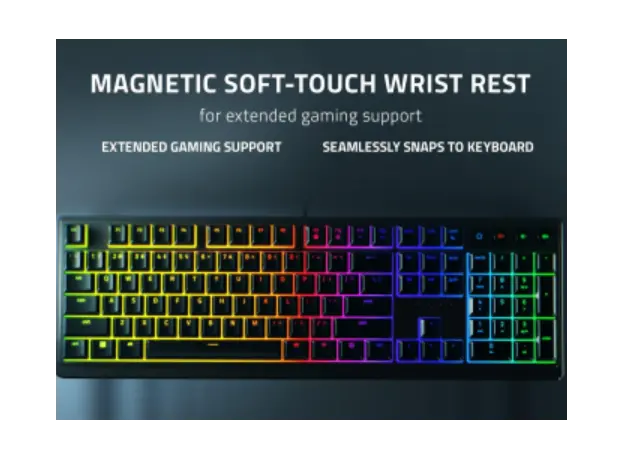 კლავიატურა Razer Ornata V3 TKL RGB 84key Mecha-Membrane Switch USB-A EN, Black, 5 image