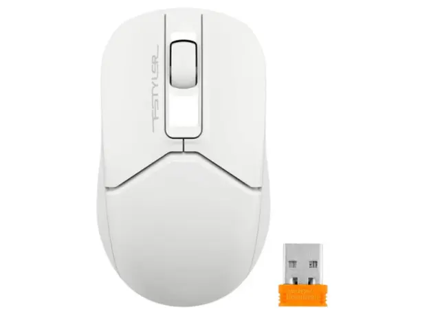 მაუსი A4tech Fstyler FG12S Wireless Mouse White