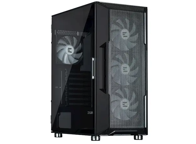 ქეისი Zalman I3NEOARGBBLACK, Computer Case, MidT, ATX, micro-ATX, mini-ATX, USB 2.0, USB 3.0x2, Black, 3 image
