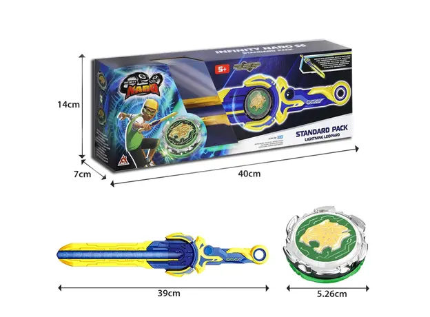 სათამაშო ნაკრები Infinity Nado VI Standard Pack Lighting Leopard, 3 image