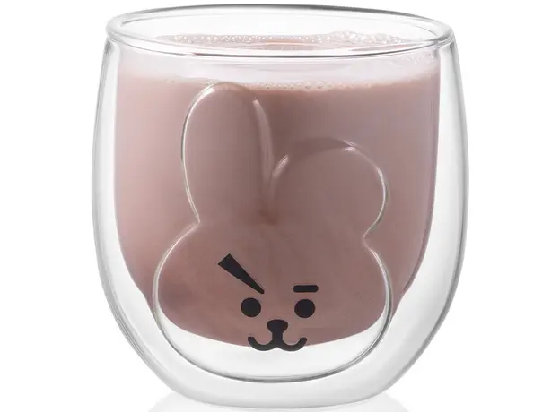 ყავის ჭიქა Ardesto Double wall borosilicate glass mug set Animals, 300 ml, 2 pcs, 2 image