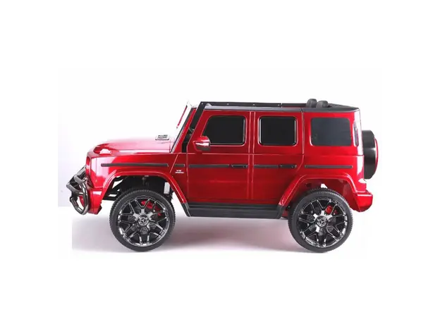 ბავშვის ელექტრო მანქანა MERCEDES AMG S307-PURPLE ტყავის სავარძლით, 4 image