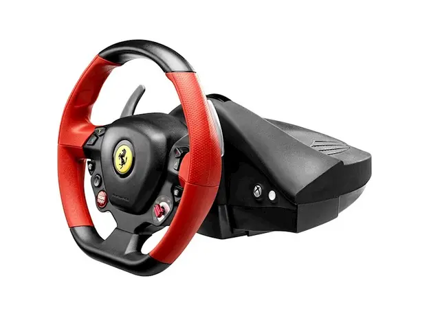 კომპიუტერული საჭე და პედლები Thrustmaster Ferrari 458, Xbox One, Black/Red, 4 image