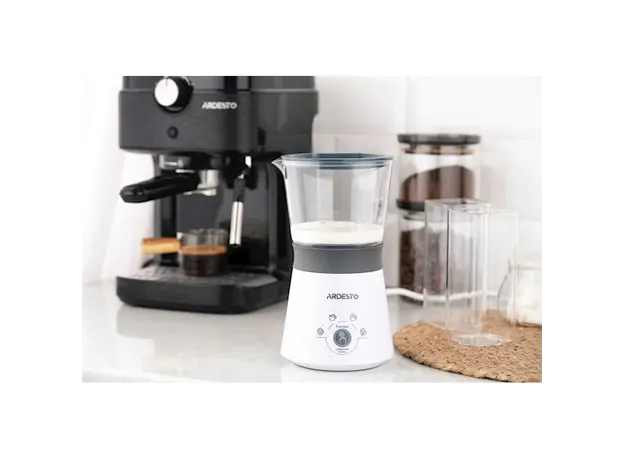 რძის ამომყვანი Ardesto MBC-Y300W, 300W, 330ml, Milk Frother, White, 5 image