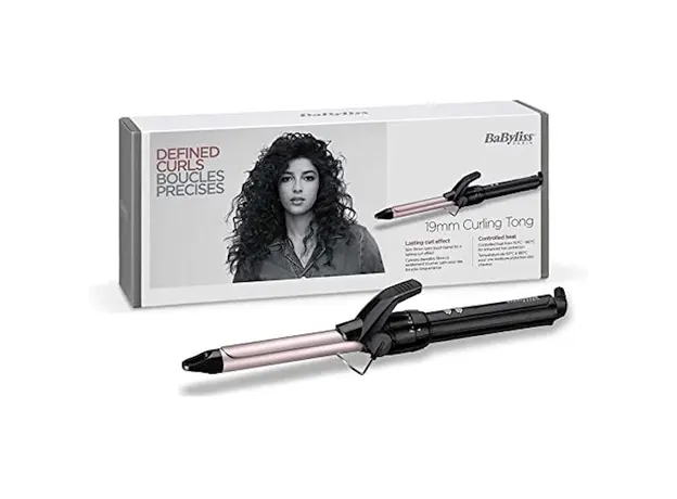 თმის სახვევი Babyliss C319E, Hair Curling Iron, Black/Pink, 5 image