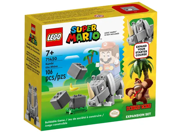 ლეგო LEGO Super Mario Rambi the Rhino Expansion Set, 3 image