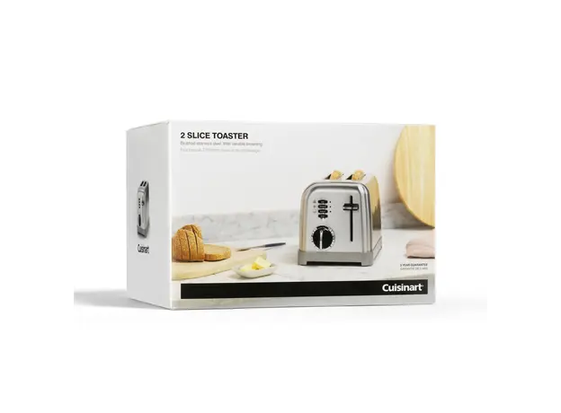 ტოსტერი Cuisinart CPT160E 2 Slice Toaster Silver, 4 image