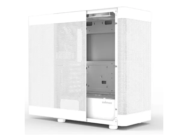ქეისი Zalman PC case I4 without PSU, 2xUSB3.0, 1xUSB2.0, 6x120mm white LED, VGA 320mm, LCS ready, Mesh Side/Front Panel, ATX, white, 4 image