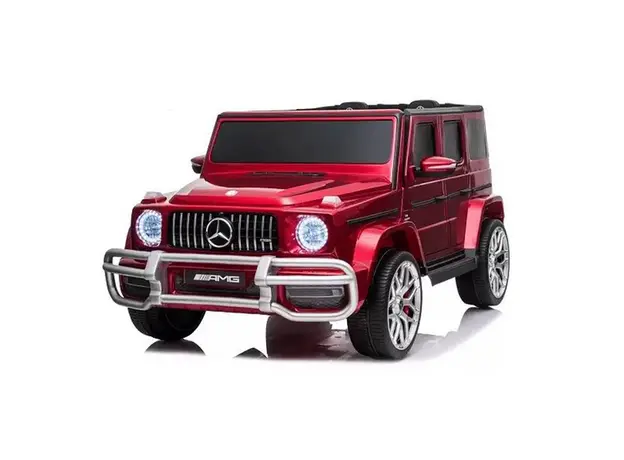 ბავშვის ელექტრო მანქანა MERCEDES AMG S307-PURPLE ტყავის სავარძლით, 3 image