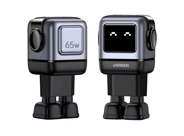 მობილურის დამტენი UGREEN 25685B Nexode RG, 65W, USB, USB Type-C, Black/Grey, 3 image