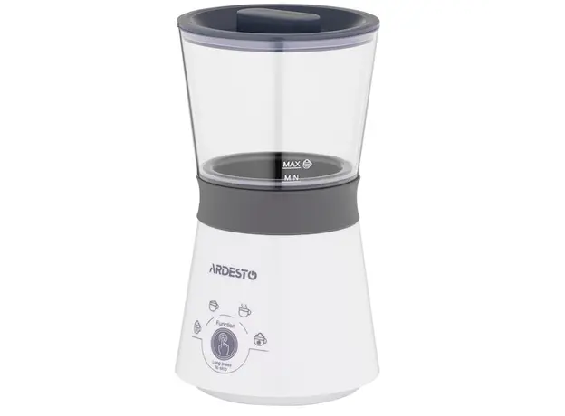 რძის ამომყვანი Ardesto MBC-Y300W, 300W, 330ml, Milk Frother, White, 4 image
