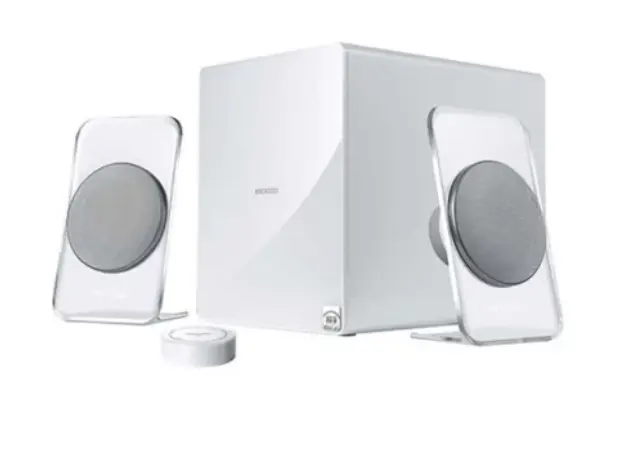 დინამიკი 2.1 Microlab ORB (FC-60BT) NFC Btuetooth Speaker 105W White