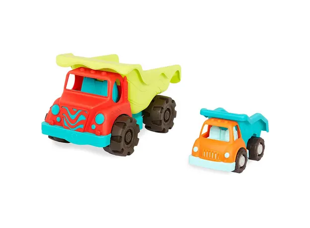 სათამაშო ტრაქტორები Btoys 20" DUMP TRUCK AND SMALLER TRUCK, 2 image